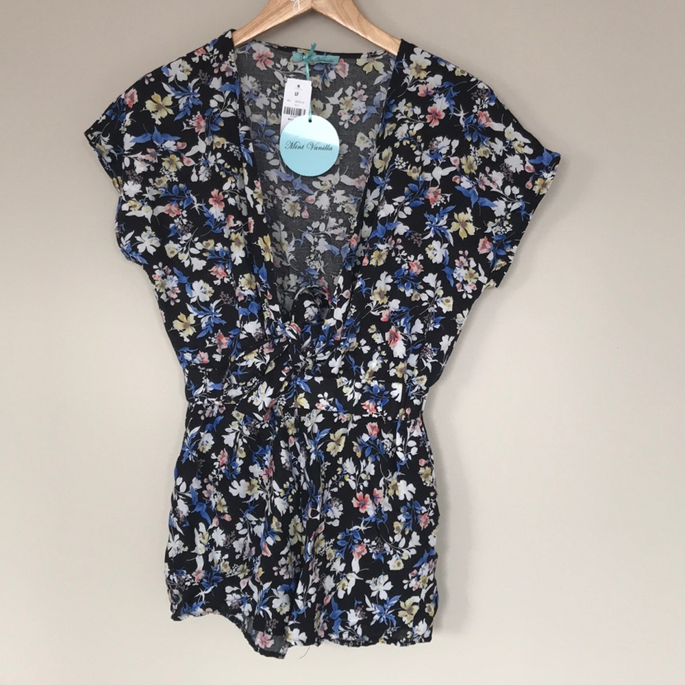 floral print romper